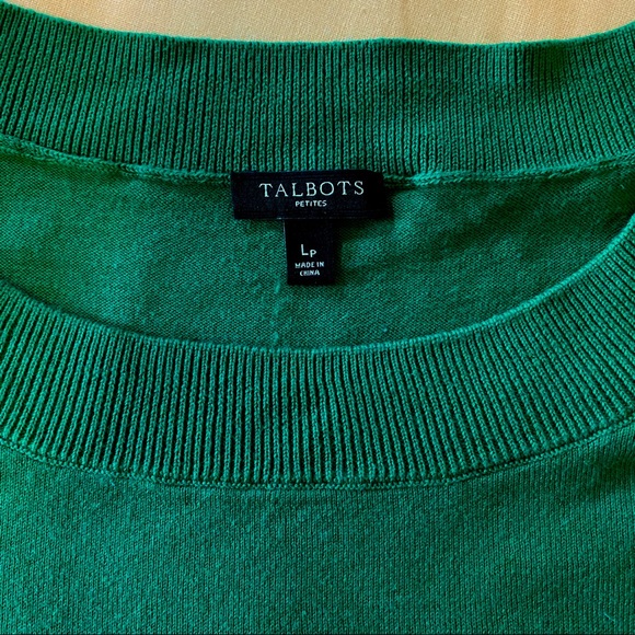 Talbots Petite Large Knit Tee - Picture 4 of 6